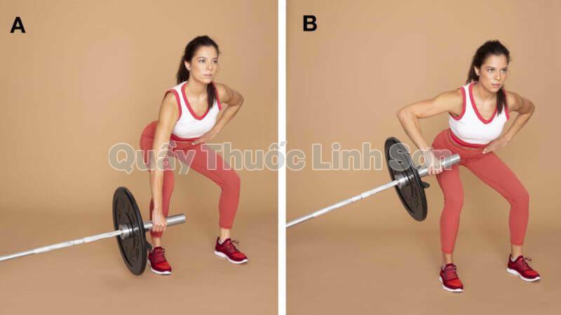 bài tập tạ single arm landmine row