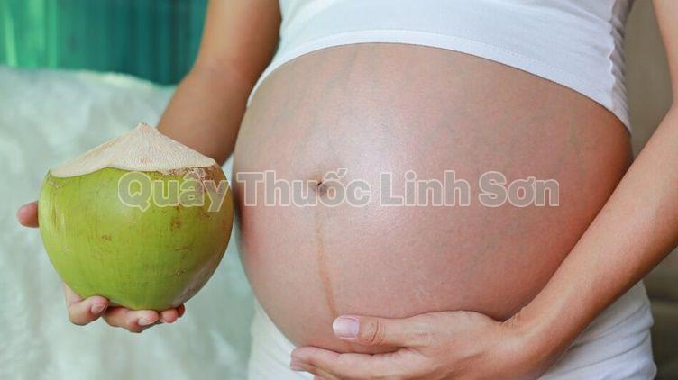 Bà bầu uống nước dừa từ tháng thứ mấy