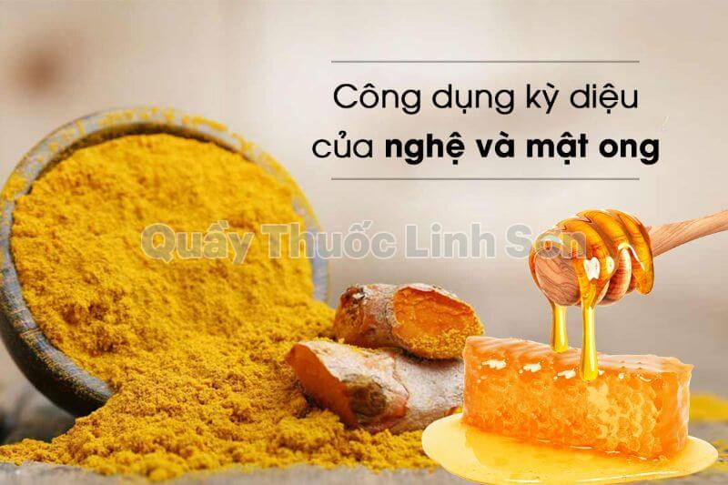 cách chữa nhiệt miệng bằng mật ong và nghệ