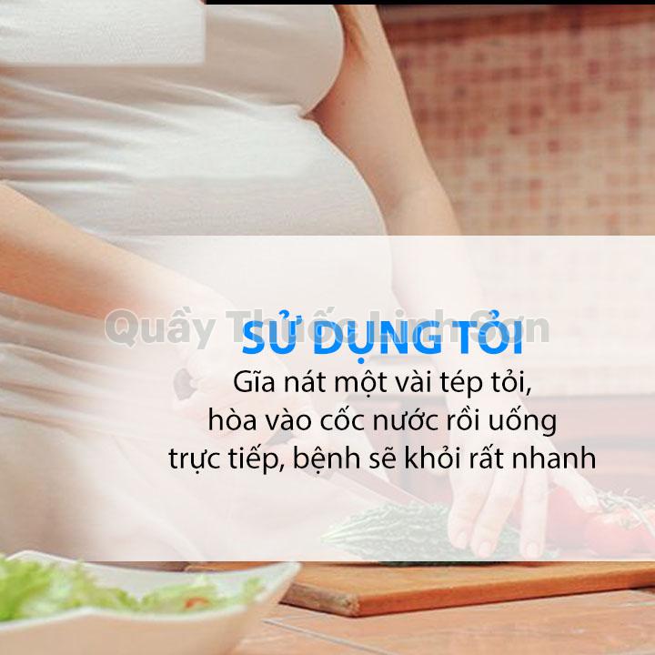 Cách trị cảm cúm cho bà bầu đơn gản với tỏi