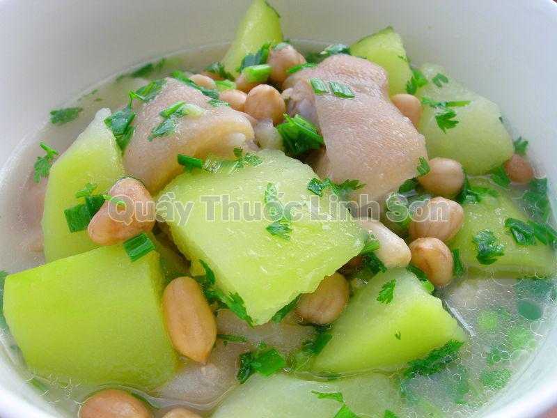 canh đu đủ cho bà đẻ