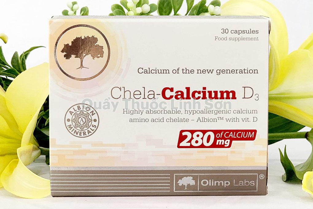 Chela-Calcium D3 - Bổ xung canxi cho bà bầu nhập khẩu Ba Lan