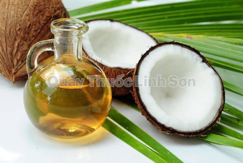 chữa nhiệt miệng bằng dầu dừa