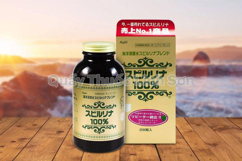 Tảo xoắn Spirulina 2200 viên Nhật Bản