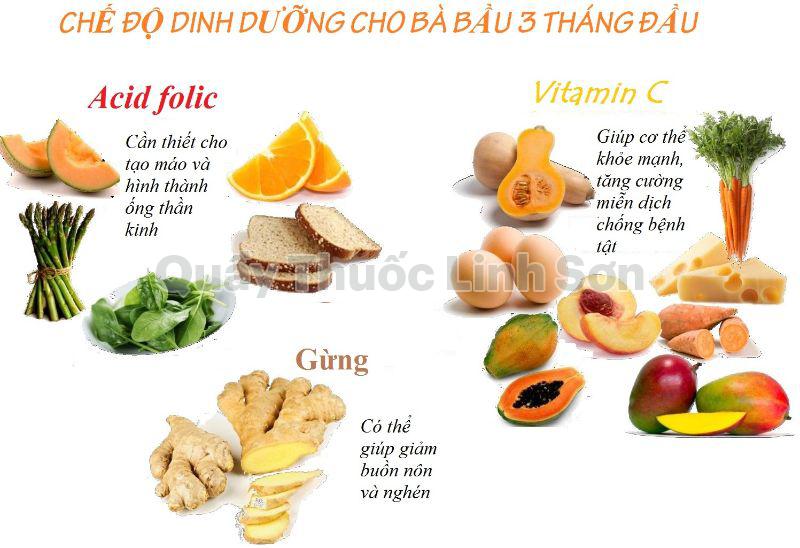 bà bầu nên ăn uống khoa học và dinh dưỡng trong 3 tháng đầu