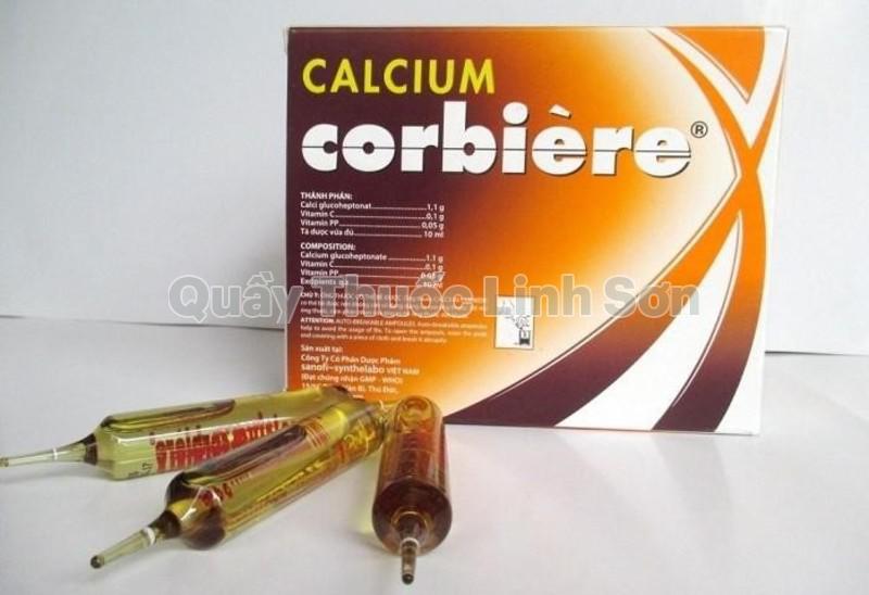 calcium corbiere là sản phẩm bổ sung can xi