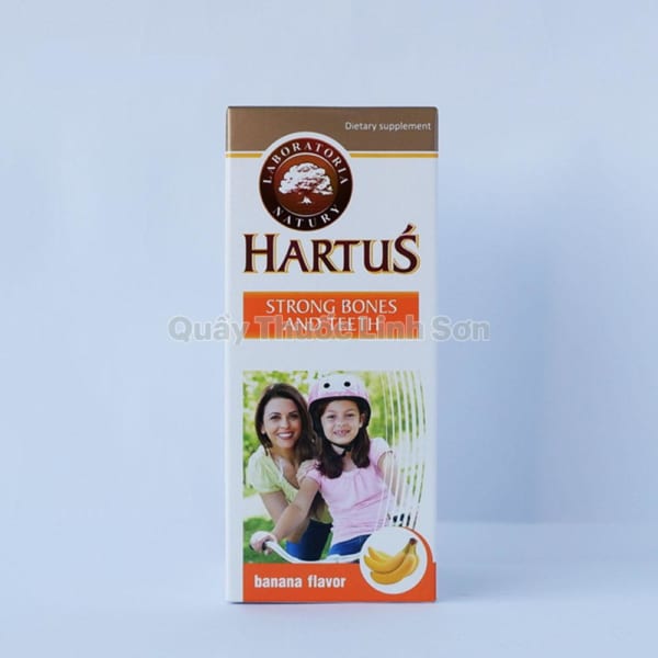Hartus Strong Bones and Teeth Bổ sung Canxi cho trẻ từ 4 tháng tuổi