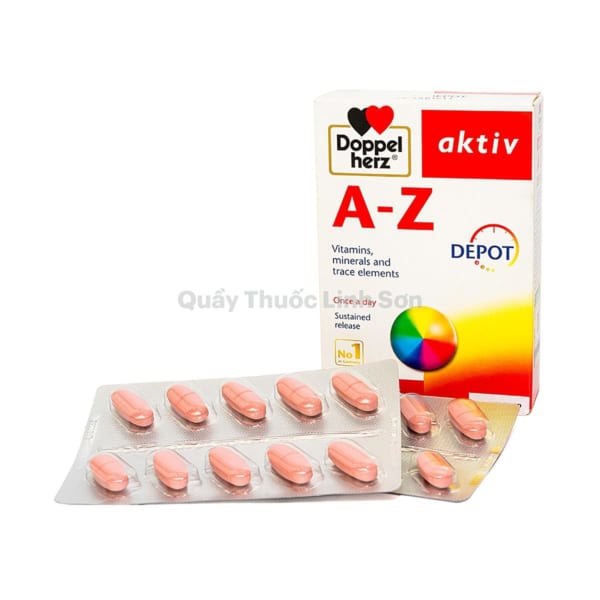 Doppelherz Aktiv A-Z Depot - Bổ sung Vitamin tổng hợp 30 viên