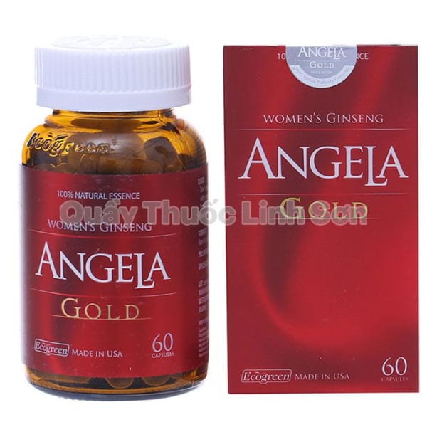 Sâm Angela Gold - Cải thiện sức khỏe và sinh lý nữ 60 viên