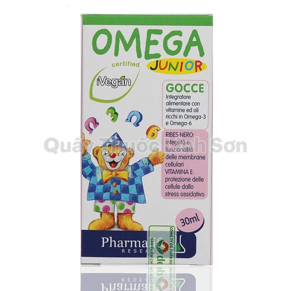 Omega Junior - Phát triển não bộ, mắt, miễn dịch (lọ nhỏ 30ml)