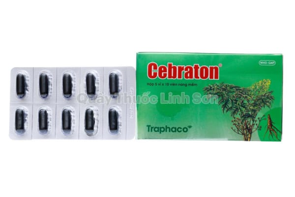 Cebraton - Thuốc bổ não, tăng cường trí nhớ hộp 50 viên