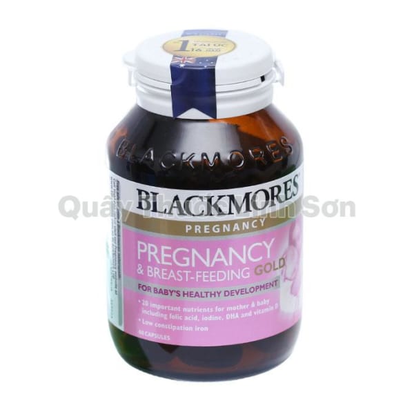 Viên uống Blackmores Pregnancy & Breast - Feeding Gold 60 viên