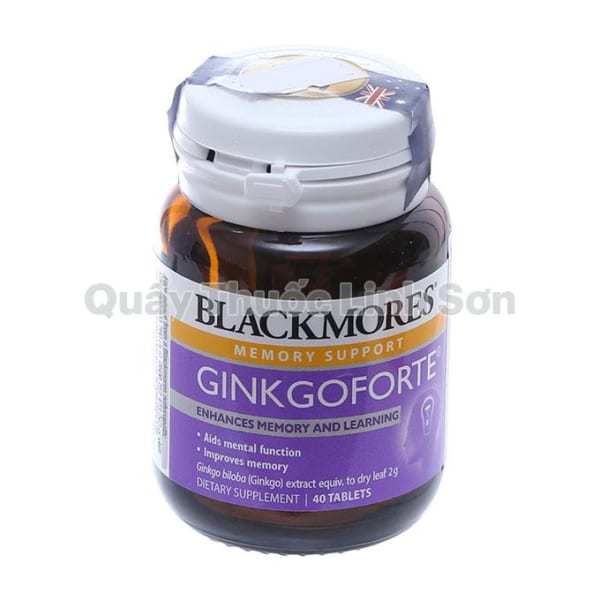 Gingoforte Blackmores - Viên uống hỗ trợ cải thiện trí nhớ 40 viên