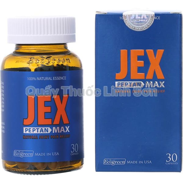 Jex Peptan Max - Viên uống hỗ trợ điều trị viêm khớp 30 viên