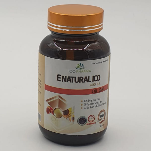 Viên uống làm đẹp da E NATURAL ICO 400IU OIL GAC