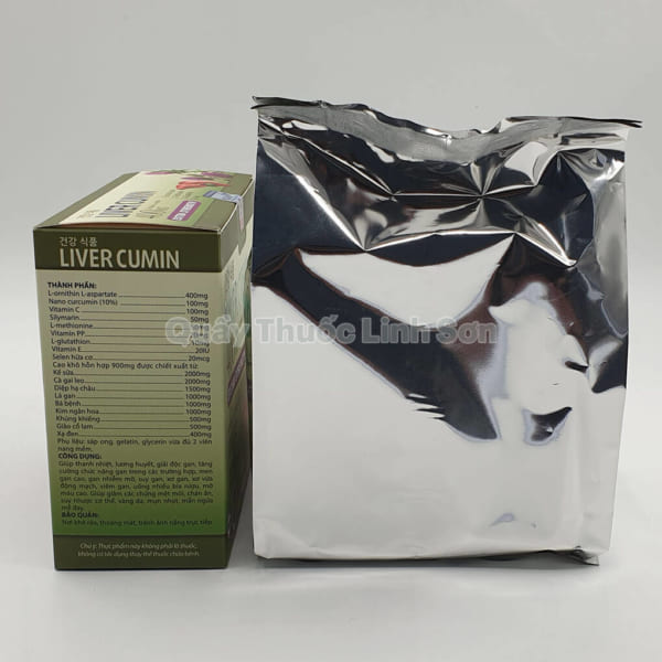 Viên uống thanh nhiệt, giải độc gan Liver Cumin hộp 50 viên