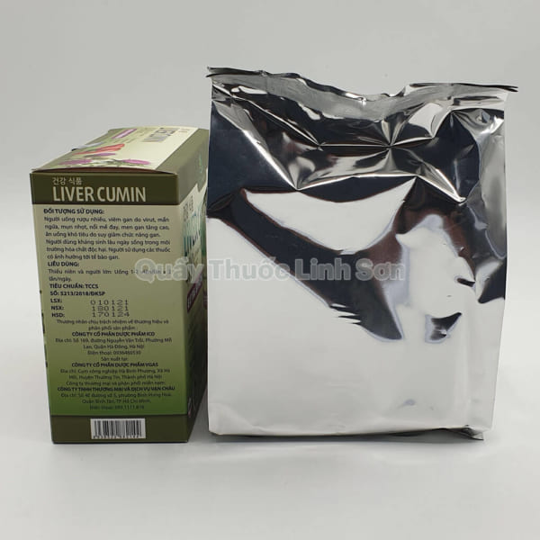 Viên uống thanh nhiệt, giải độc gan Liver Cumin hộp 50 viên
