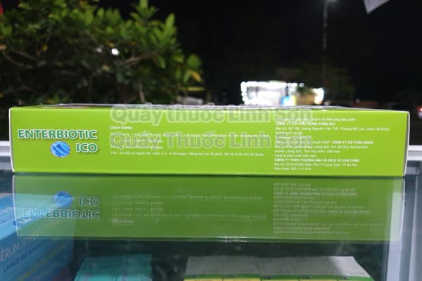 Men vi sinh Enterbiotic ICO 6 tỷ lợi khuẩn hộp 20 ống