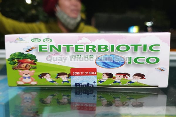 Men vi sinh Enterbiotic ICO 6 tỷ lợi khuẩn hộp 20 ống