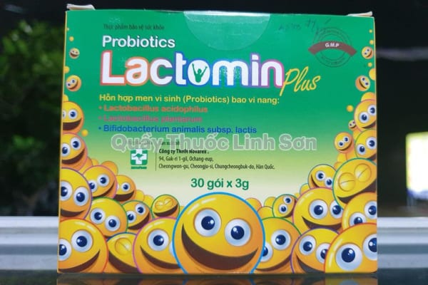 Men vi sinh Probiotics Lactomin Plus hộp 30 gói