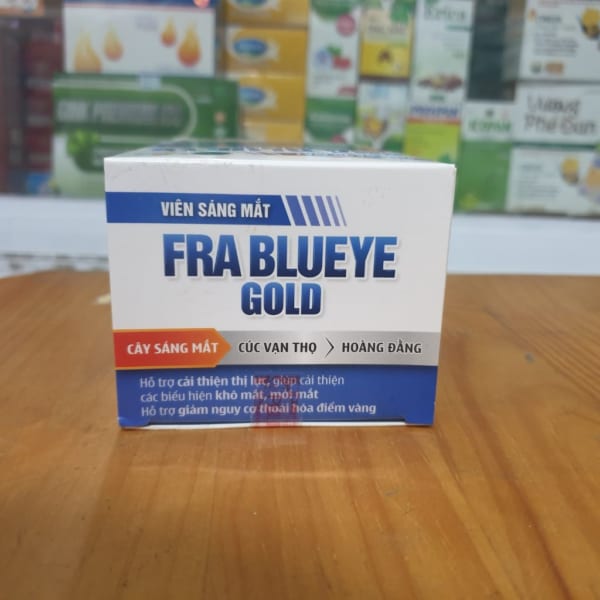 Viên uống bổ não sáng mắt Frablueye France hộp 50 viên