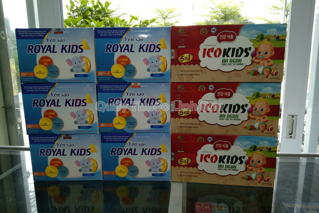 Bạn Ly Ly Tran (Facebook) ở Vĩnh Phúc mua 3 hộp ICO KIDS và 5 hộp ROYAL KIDS