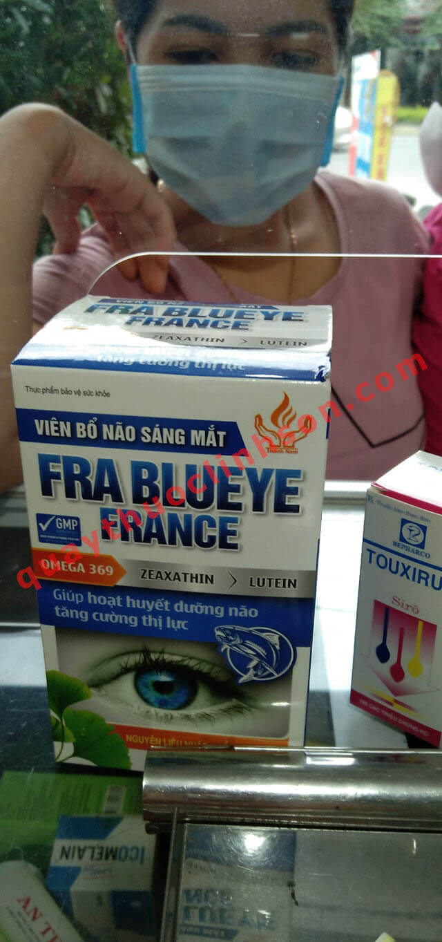 khách hàng mua Viên uống bổ não sáng mắt Frablueye France