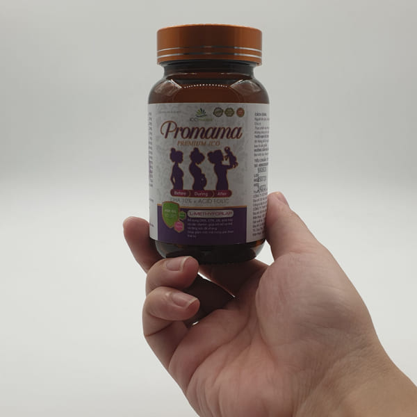 Viên uống bổ sung Vitamin tổng hợp dành cho bà bầu Promama Premium ICO hộp 30 viên