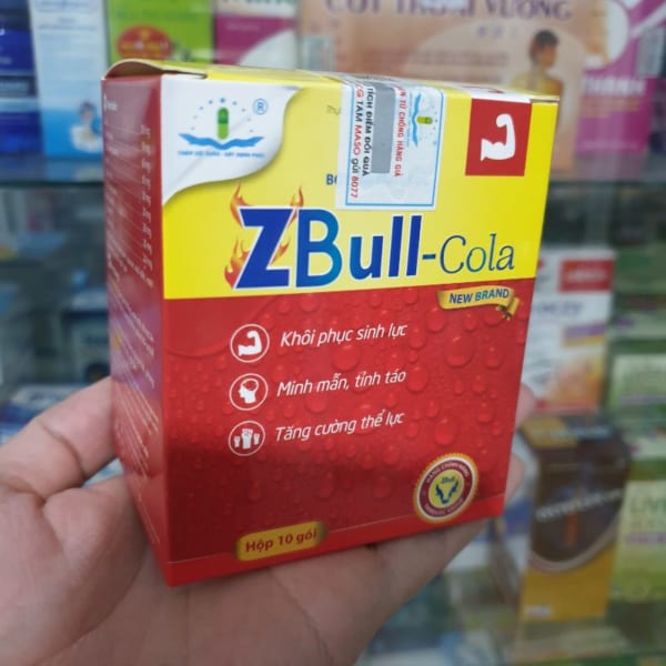 Bột sủi tăng lực ZBULL Cola (hộp 10 gói) - Quầy thuốc Linh Sơn
