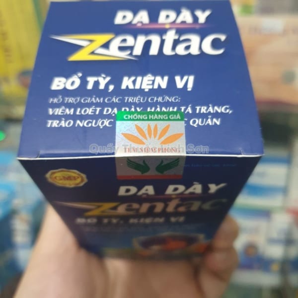 DẠ DÀY ZENTAC - Giảm viêm loét dạ dày, trào ngược (30 viên)