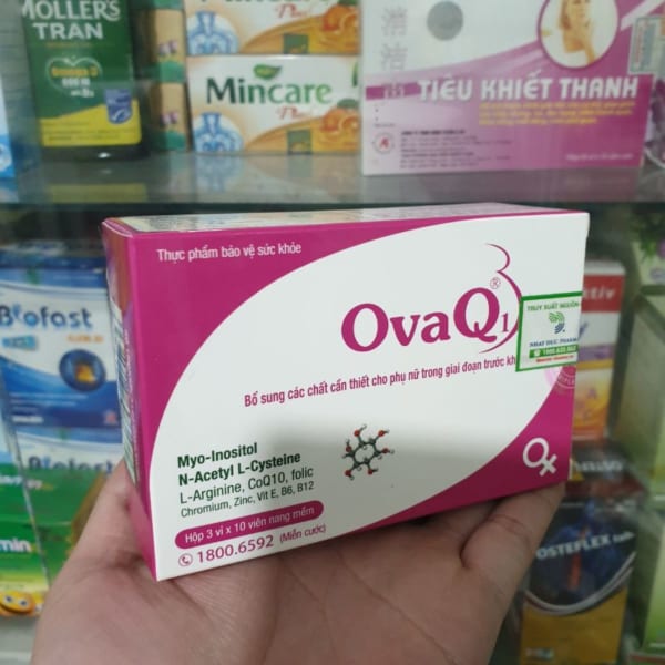 Viên Uống Hỗ Trợ Tăng Khả Năng Mang Thai Ovaq1 Mediplantex 30 Viên