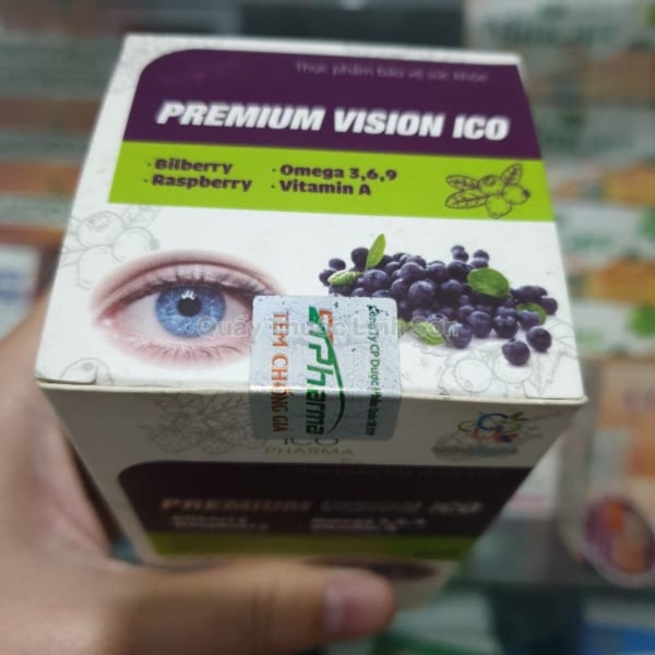 Bổ mắt PREMIUM VISION ICO lọ 30 viên
