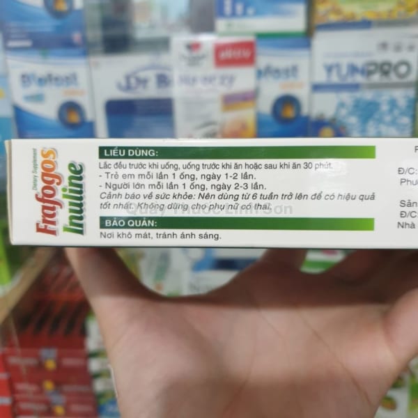 Chất xơ Frafogos inuline hộp 20 ống 10ml