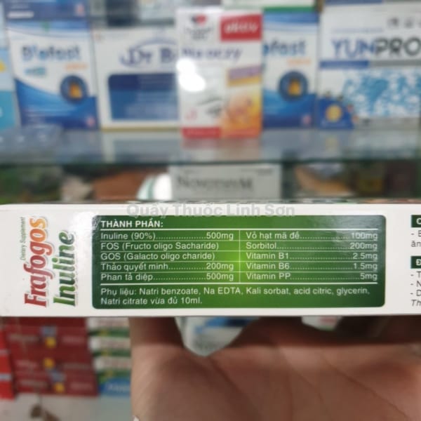 Chất xơ Frafogos inuline hộp 20 ống 10ml