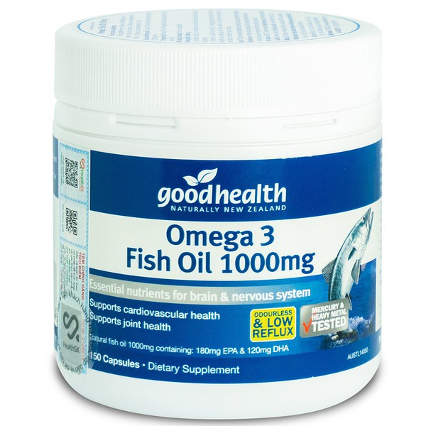 Omega 3 Fish Oil 1000Mg Goodhealth - Viên Dầu Cá 150 Viên