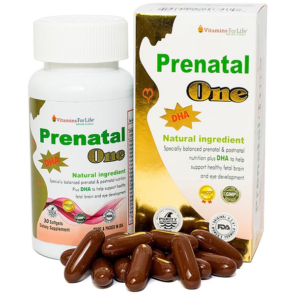 Prenatal One Dha - Viên Uống Bổ Sung Dinh Dưỡng Cho Phụ Nữ Có Thai (30 Viên/Hộp)