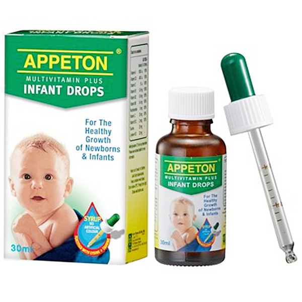 Appeton Infant Drop - Siro Bổ Sung Vitamin Cho Trẻ Sơ Sinh 30Ml