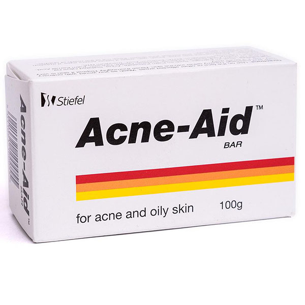 Acne-Aid Bar - Xà phòng rửa mặt, tắm, ngăn ngừa mụn trứng cá 100g