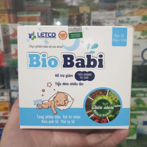 Bio Babi - Hỗ trợ giảm tiểu đêm nhiều lần, tiểu không tự chủ