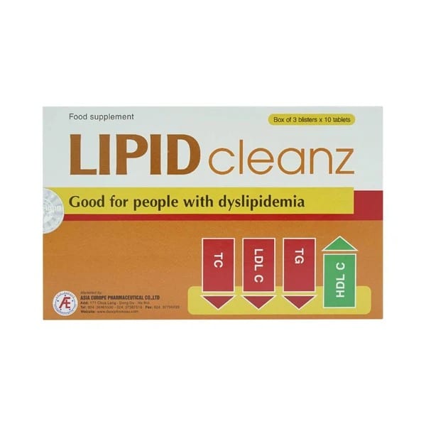 Lipid Cleanz Imc 30 Viên - Hỗ Trợ Giảm Cholesterol
