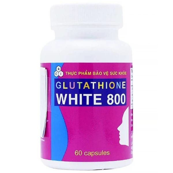 Viên Uống Glutathione White 800 Trắng Da (Hộp 60 Viên)