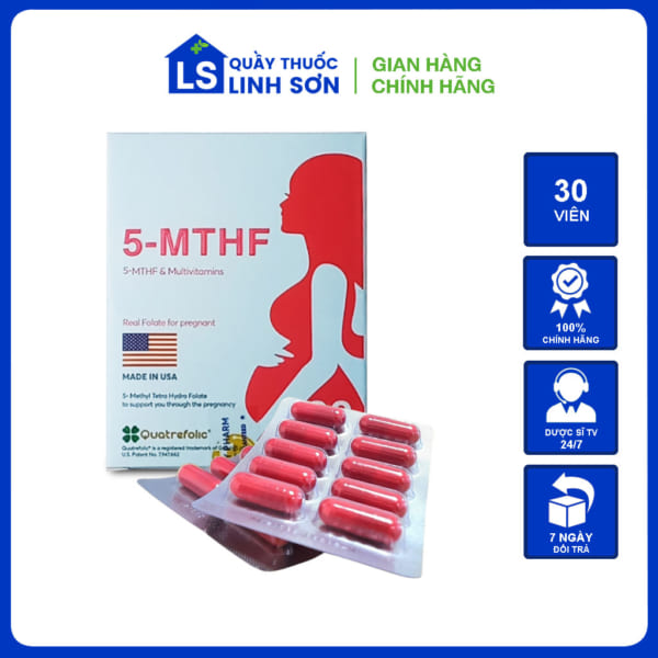 5-MTHF & Multivitamin Hỗ Trợ Tăng Khả Năng Sinh Sản Ở Phụ Nữ 30 Viên