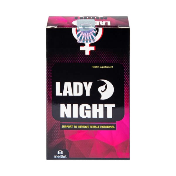 Viên ngậm Lady Night hỗ trợ tăng cường nội tiết tố nữ hộp 8 viên